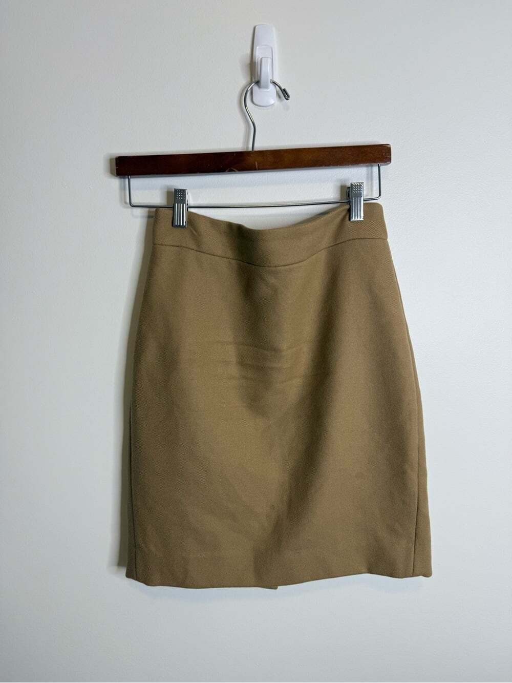 J Crew no. 2 Classic Camel Pencil Skirt - Women's wool size 4P